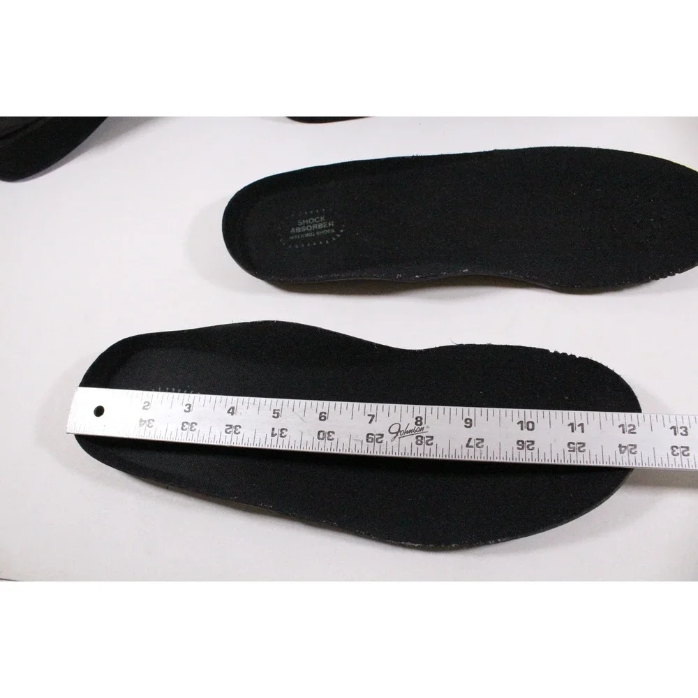 Propet Mens 13 XX (5E) Black Leather Fisherman Sandals Orthopedic Shoes MPED9‎
